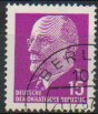 Timbre: Pr&eacute;sident Walter Ulbricht
