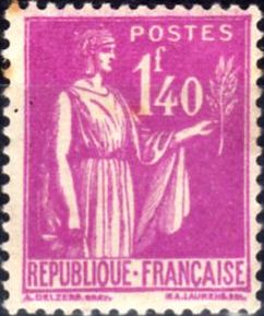Timbre: Type Paix