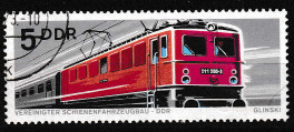 Timbre: Locomotive &eacute;lectrique BR 211