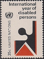 Timbre: Ann&eacute;e des personnes handicap&eacute;es