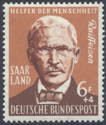 Timbre: Friedrich Wilhelm Raiffeisen.