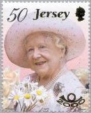 Timbre: 100 ans de la reine m&egrave;re