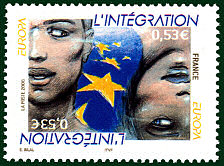 Timbre: Europa - L'int&eacute;gration