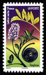 Timbre: Fleurs et douceurs : r&eacute;glisse