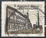 Timbre: Fa&ccedil;ade du Palais Montecitorio