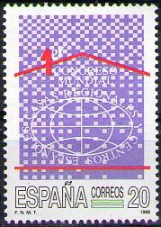 Timbre: Congr&egrave;s mondial Centres de culture r&eacute;gionale