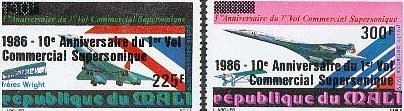 Timbre: Concorde 2 timbres