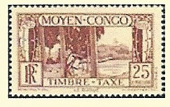 Timbre: Taxe - Moyen Congo