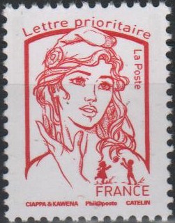 Timbre: Marianne de Ciappa et Kawena sans poids