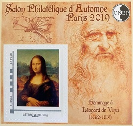 Timbre: CNEP Homage &agrave; L&eacute;onard de Vinci