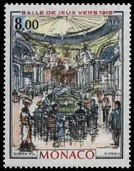 Timbre: Salle de jeux du casino de Monte-Carlo.