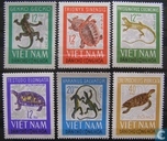 Timbre: Reptiles divers. ***La s&eacute;rie***