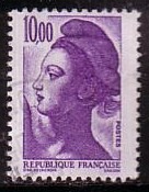 Timbre: Libert&eacute; de Gandon