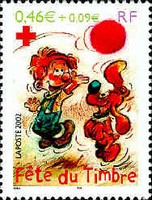 Timbre: Journ&eacute;e du timbre avec marge blanche