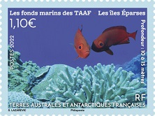 Timbre: Fonds marins des iles &eacute;parses