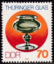 Timbre: Verrerie de Thuringe