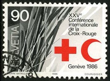 Timbre: 25&deg; conf. internationale de la Croix-Rouge