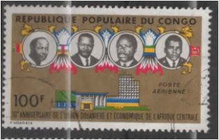Timbre: 10 de l'union douaniere