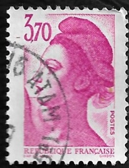 Timbre: Libert&eacute; de Gandon