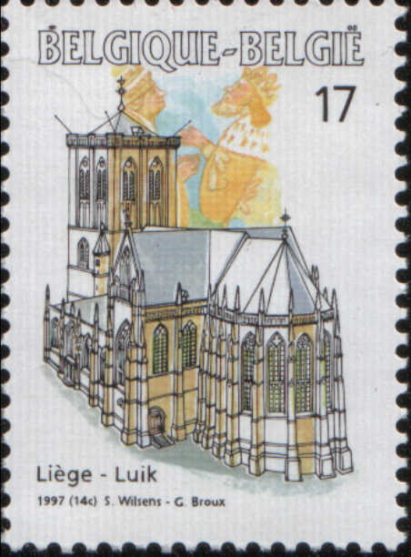 Timbre: La Basilique Saint Martin de Li&egrave;ge