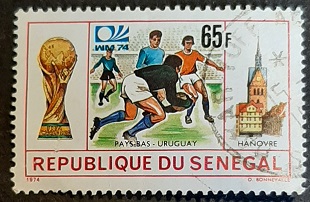 Timbre: Munich 74 Coupe du monde de Foot
