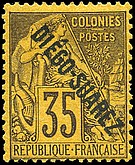 Timbre: COL FRANCAISE All&eacute;gorie (Diego-Suarez)