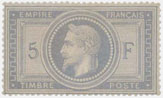 Timbre: Napol&eacute;on III laur&eacute; 