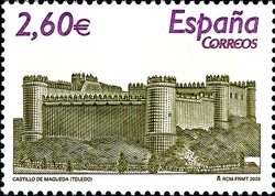 Timbre: Ch&acirc;teau de Maqueda &agrave; Tol&egrave;de