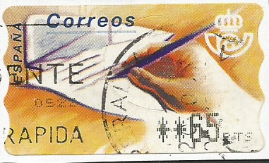 Timbre: Lettre manuscrite