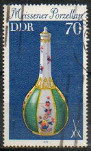 Timbre: Porcelaine de Meissen, Saxe