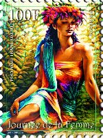 Timbre: Journ&eacute;e de la femme par&eacute;o