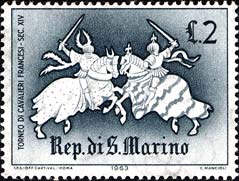 Timbre: Joutes et tournois