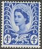 Timbre: Reine Elizabeth II - Pays de Galles