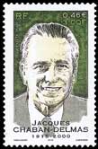 Timbre: Jacques Chaban-Delmas