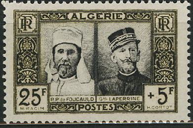 Timbre: Abd-el-Kader et Mal Bugeaud