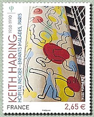 Timbre: Hopital Necker - Enfants malades, PARIS