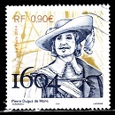 Timbre: Pierre Dugas de Mons-colonisateur de la Nouvelle France