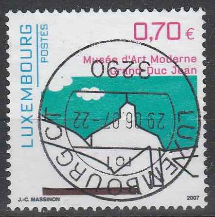 Timbre: Sites culturels luxembourgeois, Mus&eacute;e d'Art moderne