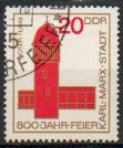 Timbre: La Tour rouge &agrave; Chemnitz