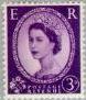 Timbre:  Reine Elizabeth II - Filigrane O