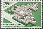Timbre: Nouveau quartier d'Amsterdam(25c+10c)