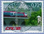 Timbre: CFL - 50 Ans Electr. des Chemins de fer -