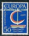 Timbre: Europa Liechtenstein 1966