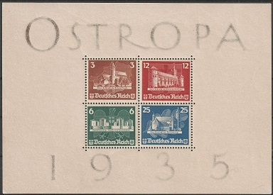 Timbre: Exposition philat&eacute;lique de Koenigsberg " Ostropa "