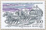 Timbre: Voiturier de mar&eacute;e - Port de Boulogne