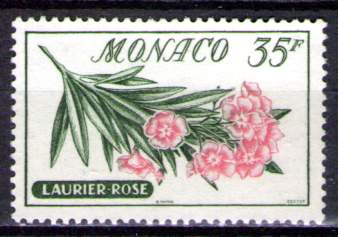 Timbre: Fleurs - Laurier-rose
