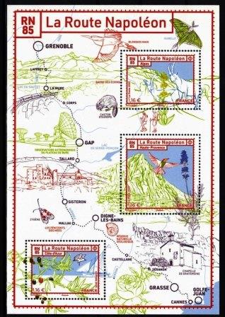 Timbre: RN 85 La Route Napol&eacute;on