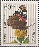 Timbre:  Vanessa atalanta.