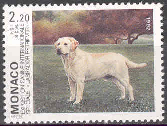 Timbre: Exposition canine internationale