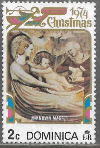 Timbre: La nativit&eacute; - Ecole de Rimini